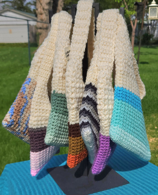 Crochet purses