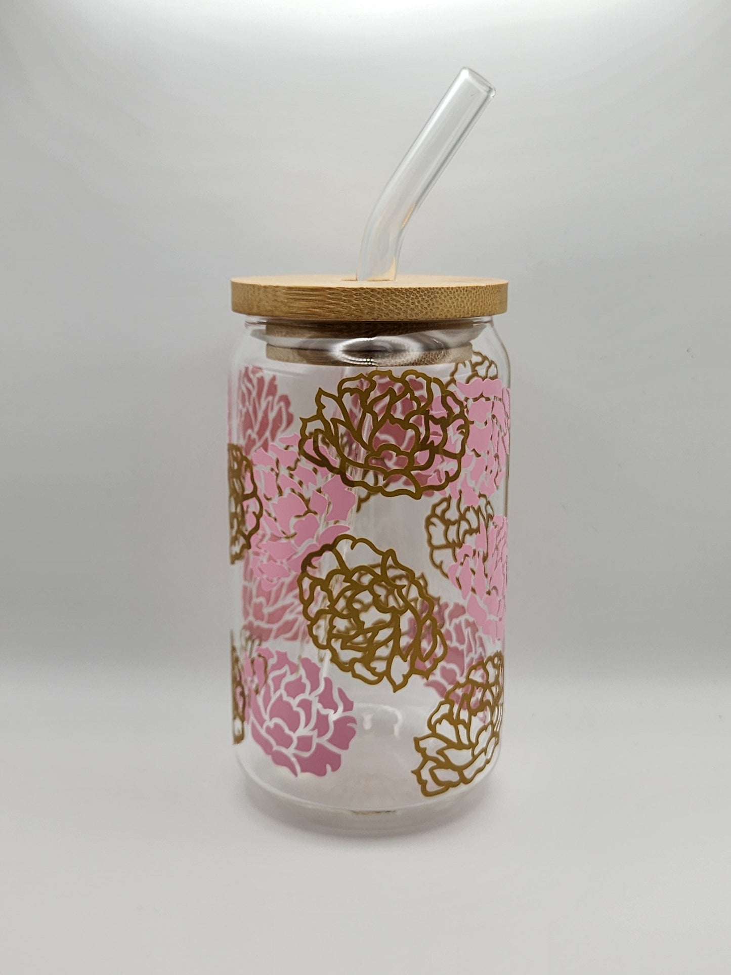 Nature Decal Glass Tumblers