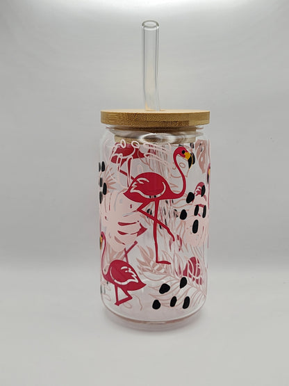 Animal Decal Glass Tumblers