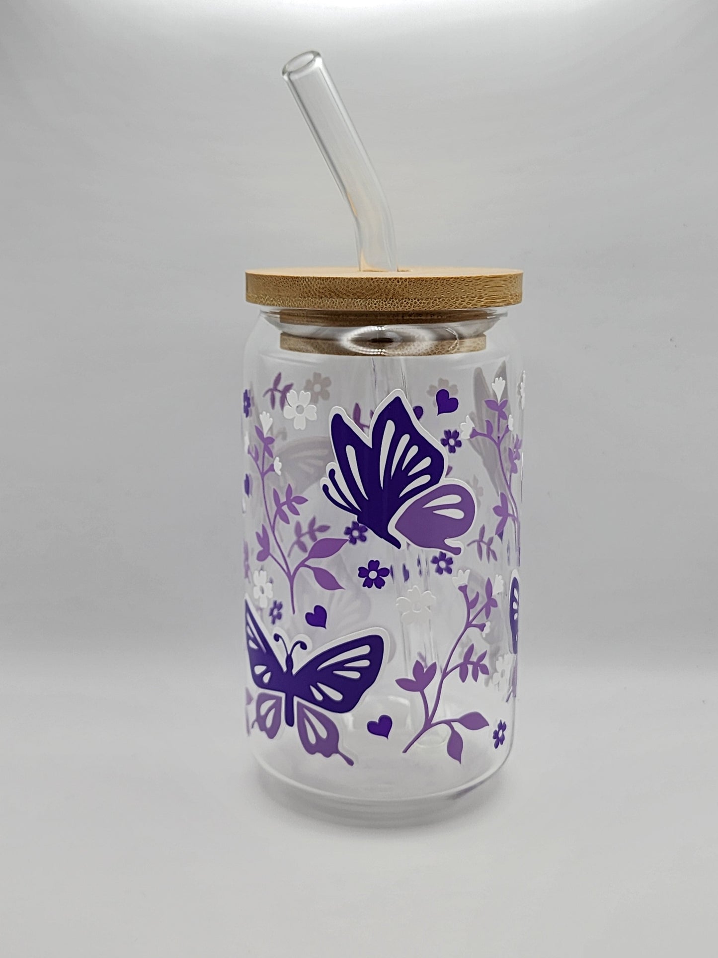 Animal Decal Glass Tumblers