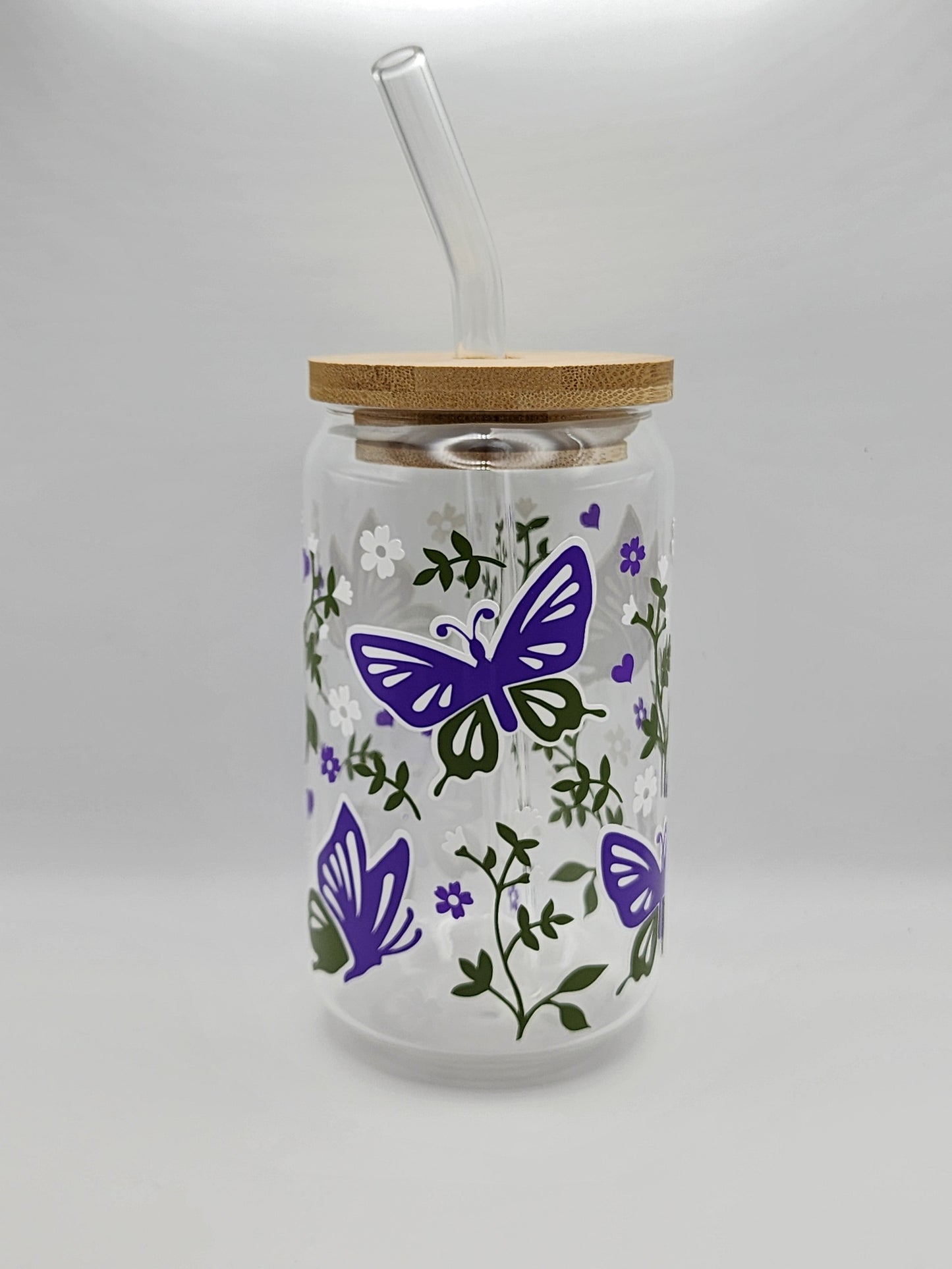 Animal Decal Glass Tumblers