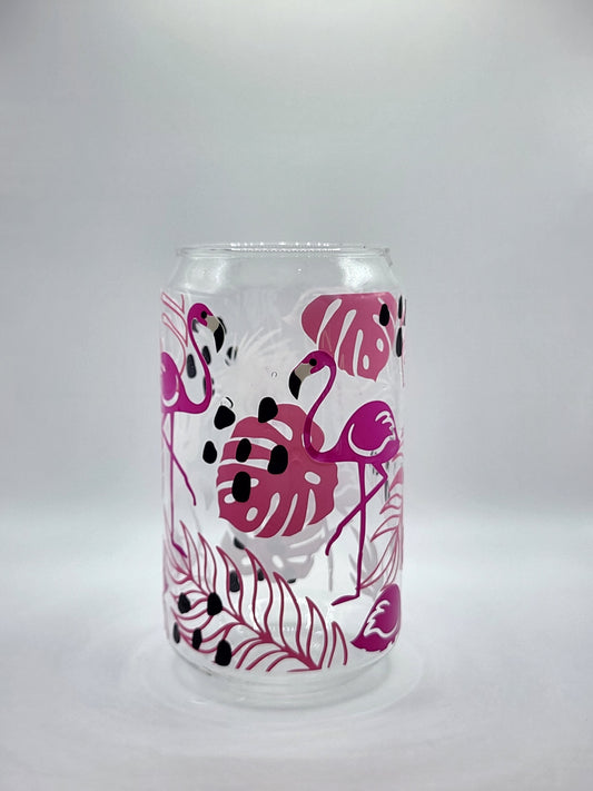 Glass Tumblers with Color Changing Vinyl