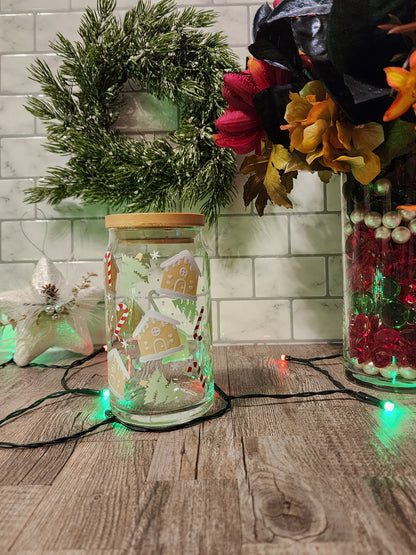 Christmas Beer Can Glasses