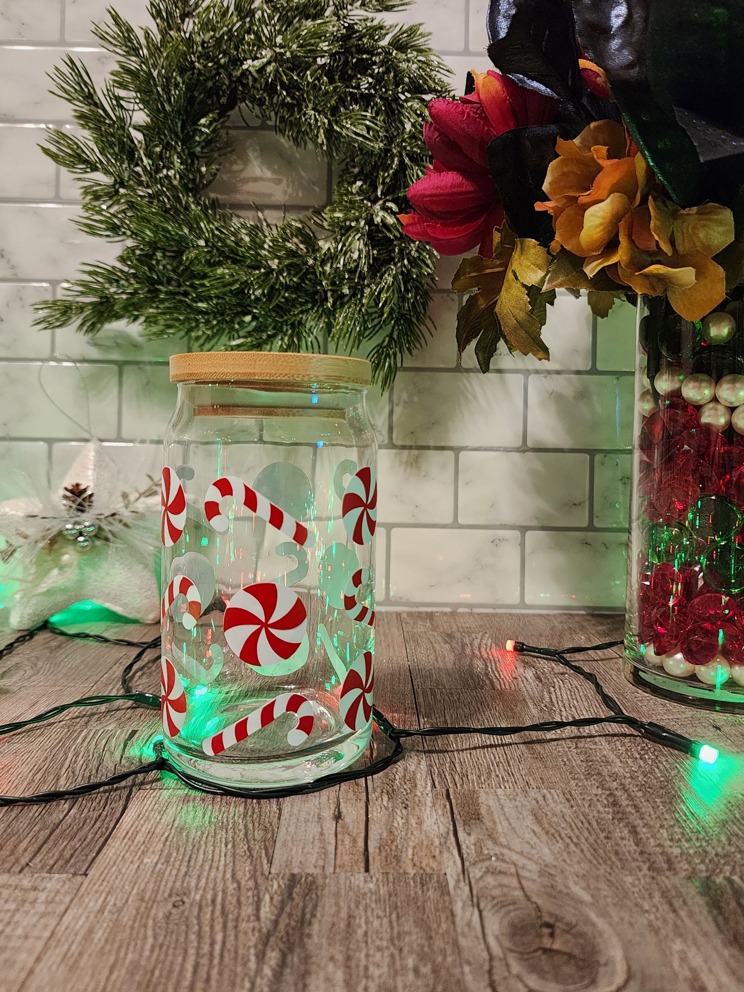 Christmas Beer Can Glasses