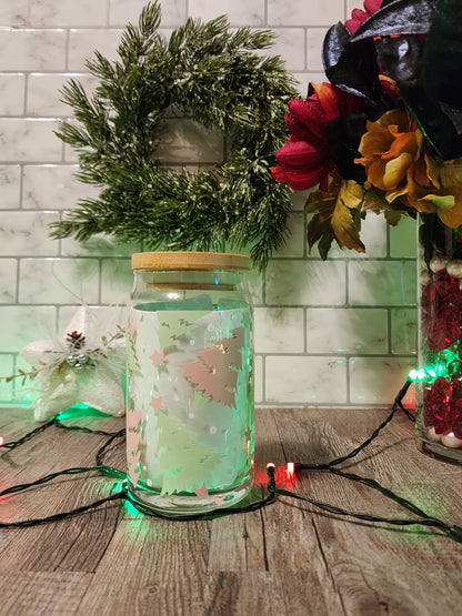 Christmas Beer Can Glasses