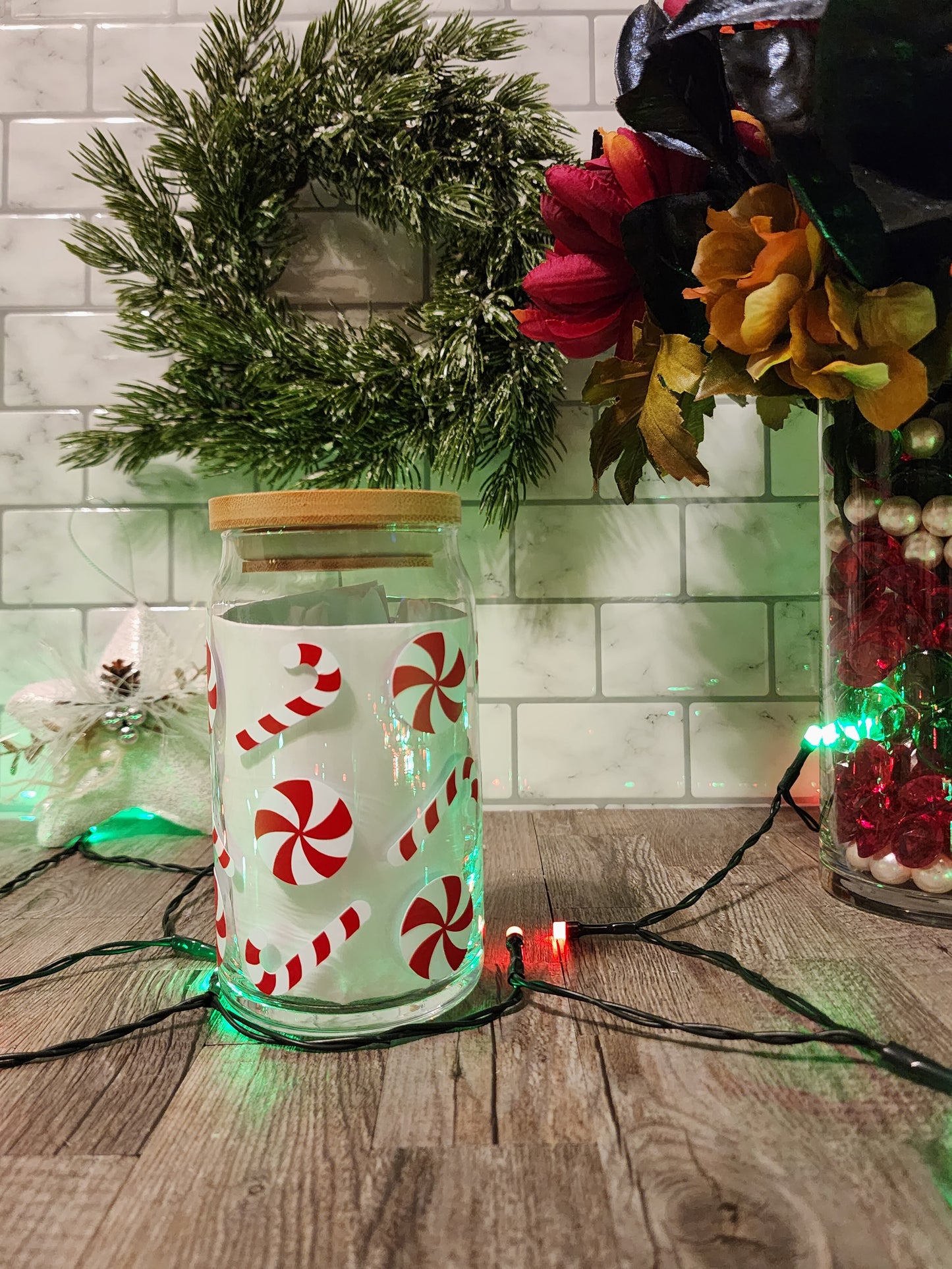 Christmas Beer Can Glasses