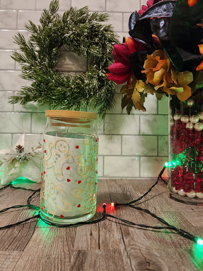 Christmas Beer Can Glasses