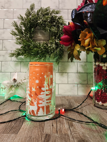 Christmas Beer Can Glasses