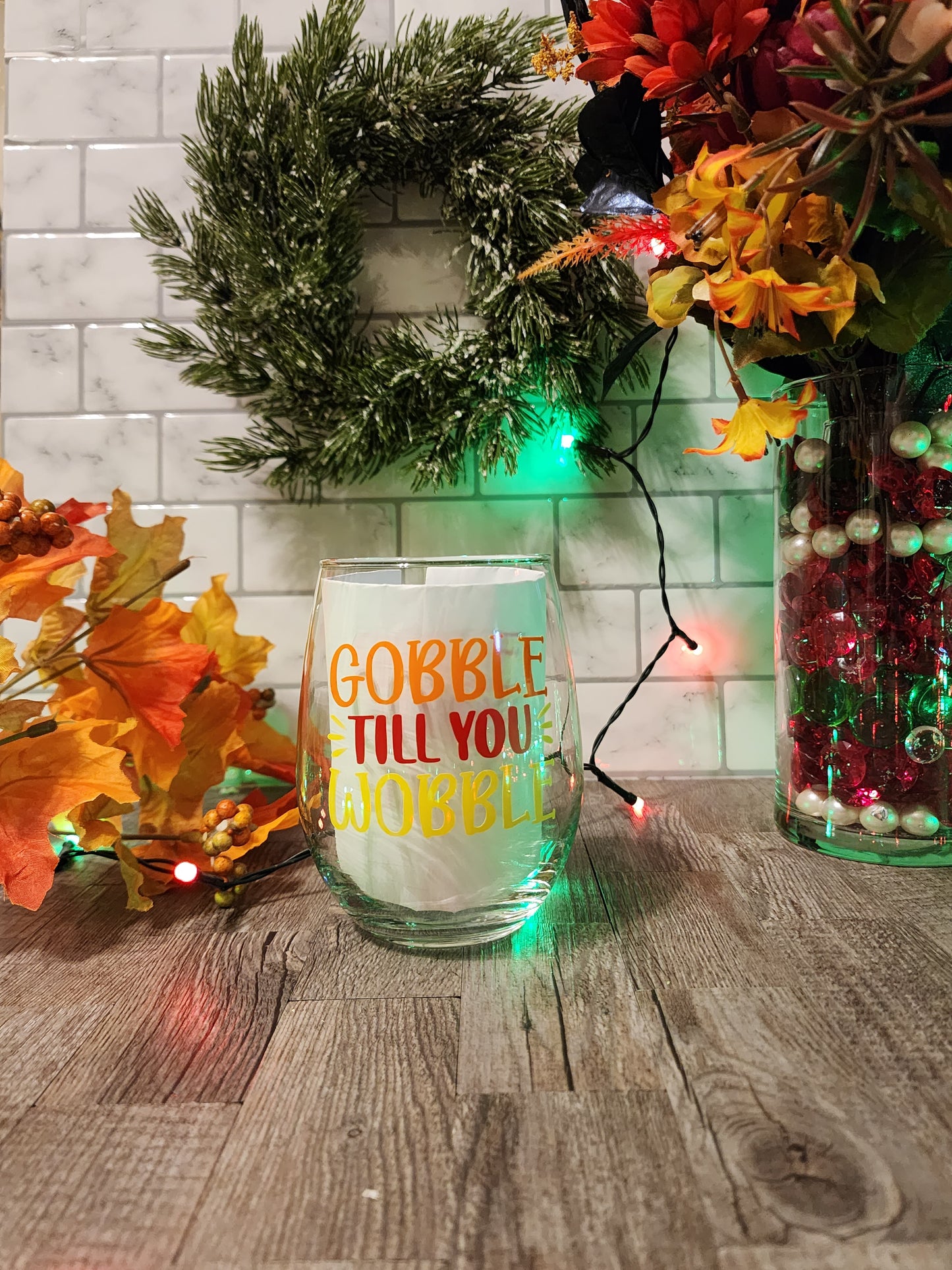 Thanksgiving Wine Glasses