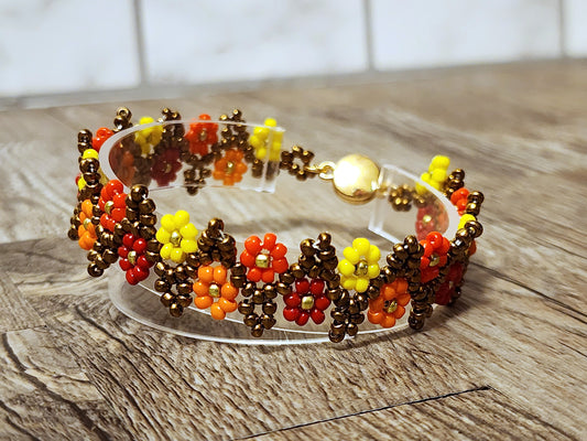 Vintage Flower Bracelet