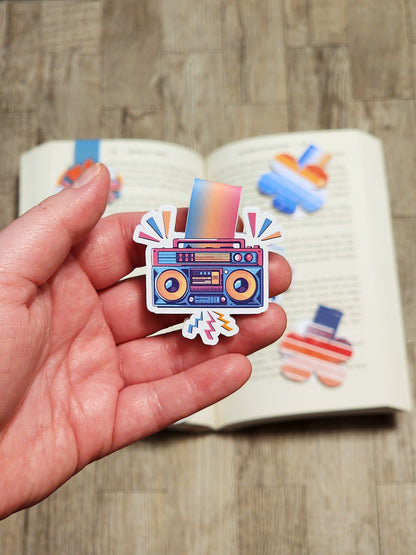 Retro Magnetic bookmarks