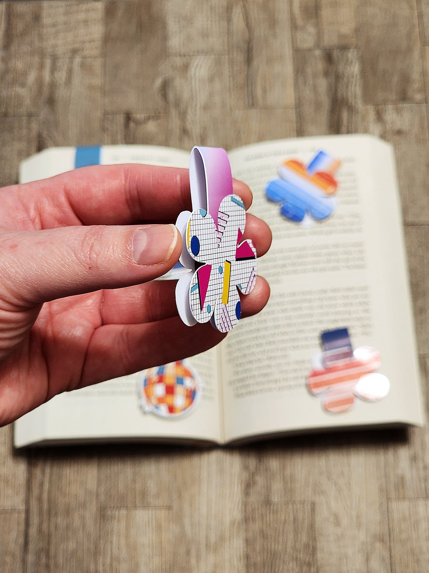 Retro Magnetic bookmarks