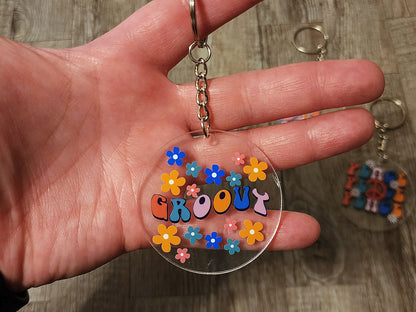 Retro keychains