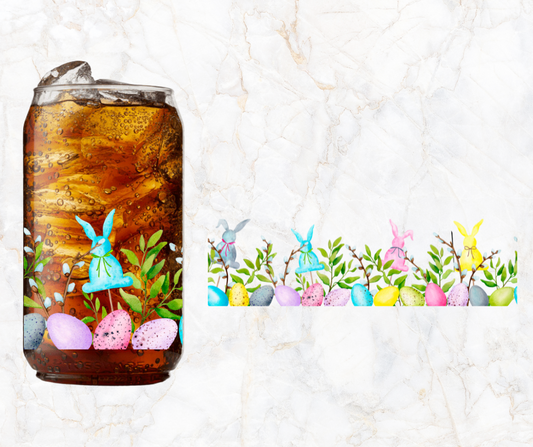 Easter Decal Glass Tumblers