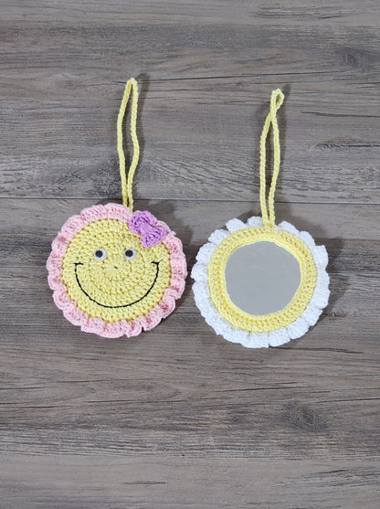 Smiley Flower Mirror