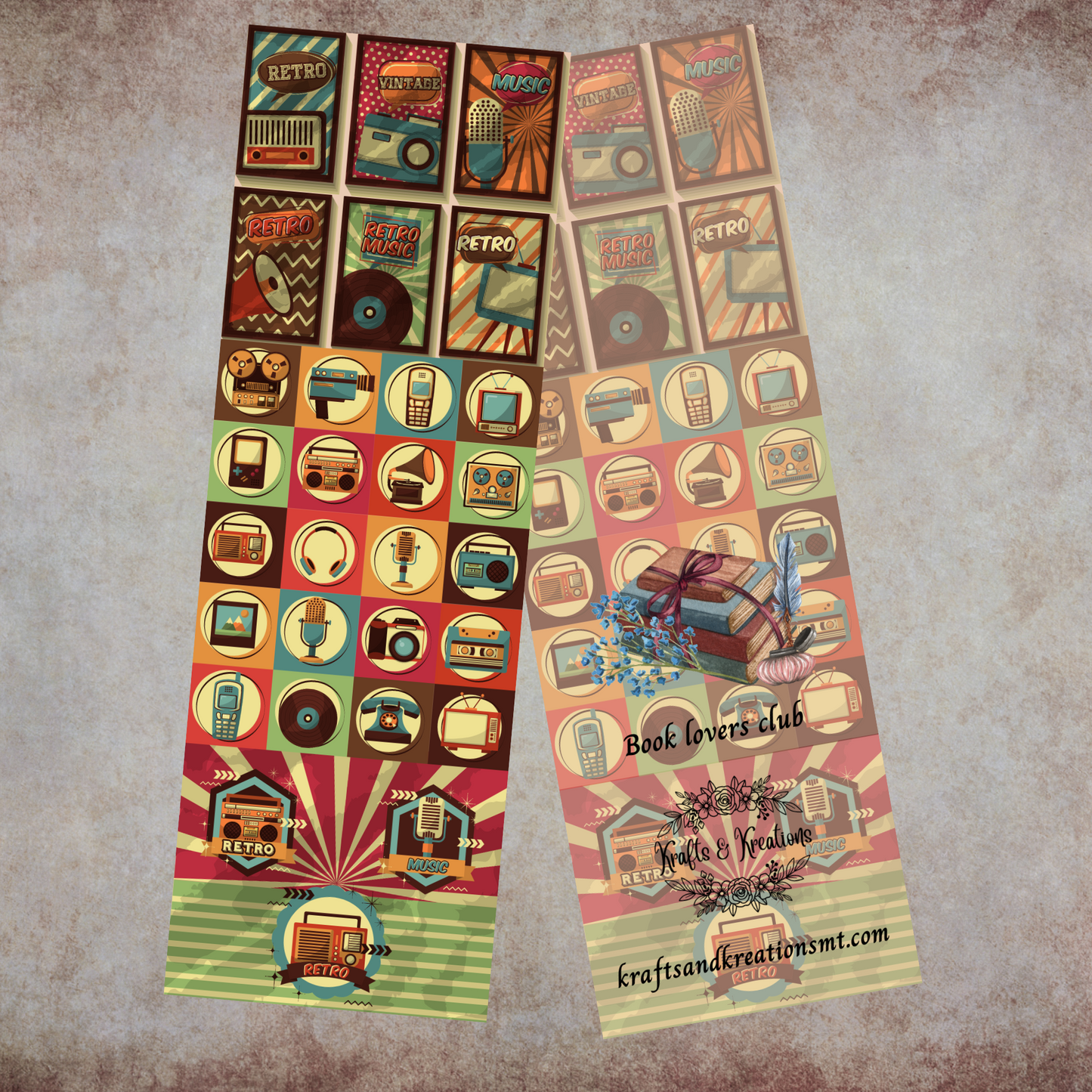 Retro Bookmarks